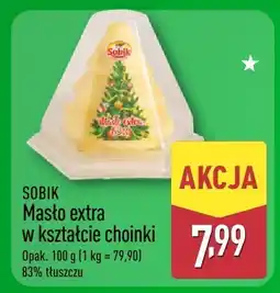 ALDI Masło extra w kształcie choinki SOBIK oferta