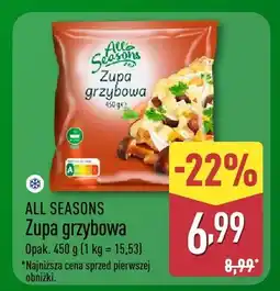 ALDI Zupa grzybowa All Seasons oferta