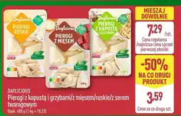 ALDI Pierogi z kapustą i grzybami/z mięsem/ruskie/z serem twarogowym Daylicious oferta