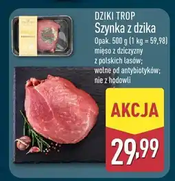 ALDI Szynka z dzika DZIKI TROP oferta