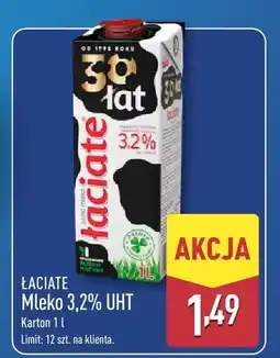 ALDI Mleko 3,2% UHT ŁACIATE oferta