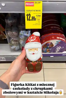 Intermarche Mikołaj z mlecznej czekolady z chrupkami zbożowymi KitKat oferta