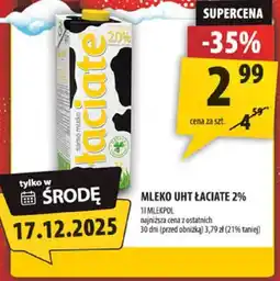 Arhelan Mleko UHT łaciate 2% oferta