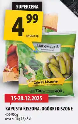 Arhelan Kapusta kiszona, ogórki kiszone Matyiaszcz.k oferta