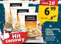 Arhelan Uszka z grzybami, z mięsem, z kapustą i grzybami Proste Historie oferta