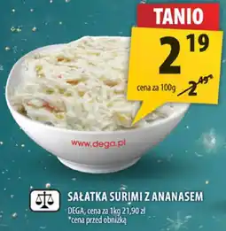 Arhelan Sałatka surimi z ananasem DEGA oferta