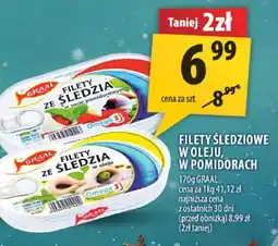 Arhelan Filety śledziowe ze śledzia w sosie pomidorowym Graal oferta