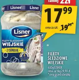 Arhelan Filety śledziowe wiejskie z cebulką Lisner oferta