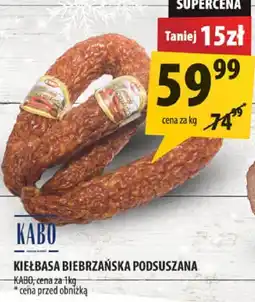 Arhelan Kiełbasa biebrzańska podsuszana Kabo oferta