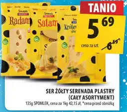 Arhelan Ser żółty serenada plastry (cały asortyment) Spomlek oferta