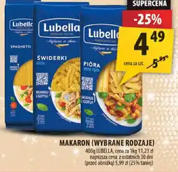 Arhelan Makaron Lubella (wybrane rodzaje) oferta