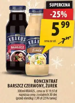 Arhelan Koncentrat barszcz czerwony, żurek Krakus oferta