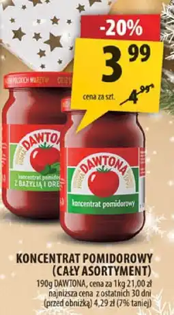 Arhelan Koncentrat pomidorowy Dawtona (cały asortyment) oferta