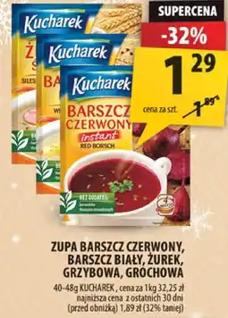 Arhelan Zupa barszcz czerwony, barszcz biały, żurek, grzybowa, grochowa Kucharek oferta