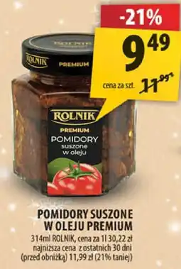 Arhelan Pomidory suszone w oleju premium Rolnik oferta