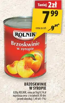 Arhelan Brzoskwinie w syropie Rolnik oferta