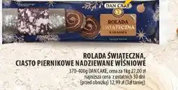 Arhelan Rolada świąteczna, ciasto piernikowe nadziewane wiśniowe Dan Cake oferta