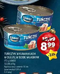 Arhelan Tuńczyk w kawałkach w oleju w sosie własnym Lisner oferta