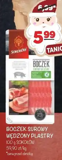 Arhelan Boczek surowy wędzony plastry Sokołów oferta