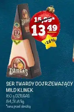 Arhelan Ser twardy dojrzewający Mild Klinek Dziugas oferta