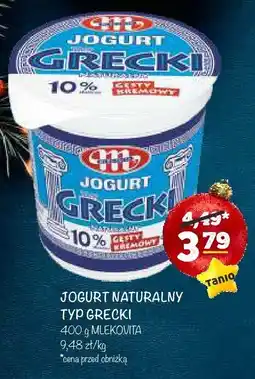 Arhelan Jogurt naturalny typ grecki Mlekoita 400g oferta