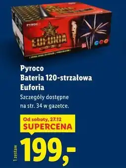 Lidl Pyroco Bateria 120-strzałowo Euforia oferta
