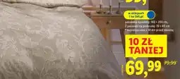 Lidl Pościel dwustronna z bawełny satynowej 160x200 cm (4 wzory) oferta