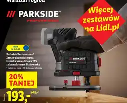 Lidl Zestaw akumulatora frezarka krawędziowa 12V z akumulatorem i ładowarką oferta