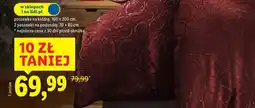 Lidl Pościel dwustronna z pluszu 160x200 cm (3 kolory) oferta