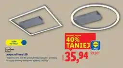 Lidl Lampa sufitowa LED oferta
