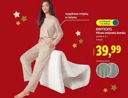 Lidl Piżama welurowa damska oferta