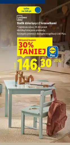 Lidl Stolik dziecięcy z krzesełkami oferta