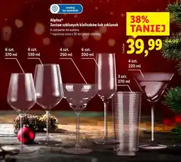 Lidl Zestaw szklanych kieliszków lub szklanek oferta