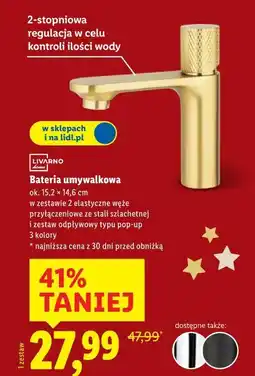 Lidl Bateria umywalkowa oferta