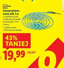 Lidl Samoprzylepna taśma LED, 3m oferta