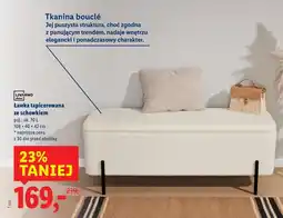 Lidl Ławka tapicerowana ze schowkiem oferta