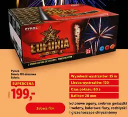 Lidl Pyroco, Bateria 120-strzałowa Euforia oferta
