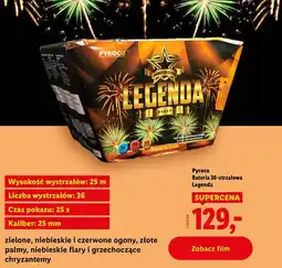 Lidl Pyroco, bateria 36-strzałowa Legenda oferta