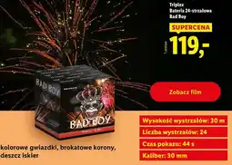 Lidl Triplex, bateria 24-strzałowa Bad Boy oferta