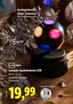 Lidl Lampka dyskotekowa LED oferta