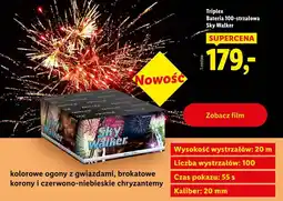 Lidl Triplex, bateria 100-strzałowa oferta