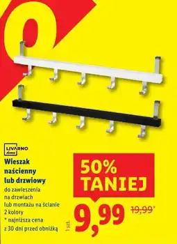 Lidl Wieszak naścienny lub drzwiowy oferta
