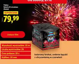 Lidl Triplex, bateria 25-strzałowa Ziomek oferta