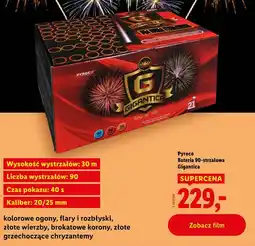 Lidl Pyroco, bateria 90-strzałowa Gigantica oferta