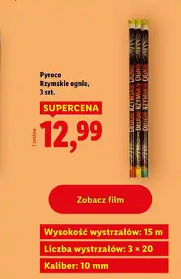 Lidl Pyroco, rzymskie ognie oferta