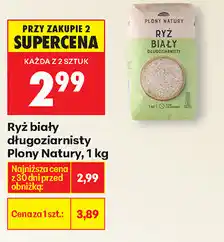 Biedronka Ryż biały długoziarnisty Plony Natury, 1 kg oferta