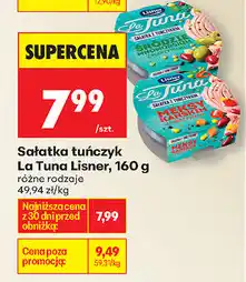 Biedronka Sałatka tuńczyk La Tuna Lisner, 160 g oferta