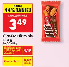 Biedronka Ciastka Hit minis, 130 g oferta