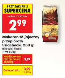 Biedronka Makaron 12-jajeczny przepiórczy Szlachecki, 250 g oferta