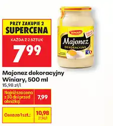Biedronka Majonez dekoracyjny Winiary, 500 ml oferta